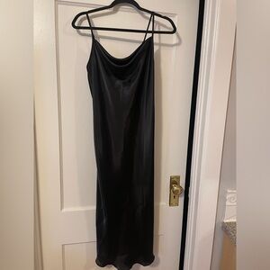 Bebe black midi dress